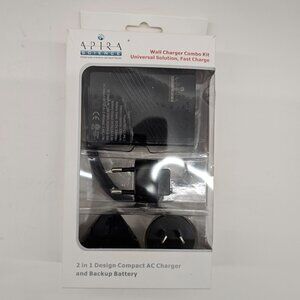 Apira Science Wall Charger Combo Kit - Universal Solution Fast Charge 2-in-1 Des